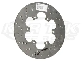 10" 6 Bolt Steel Drilled Rotors 6 x 5" Bolt, .20" Width