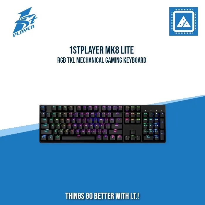 1STPLAYER MK8 LITE RGB TKL MECHANICAL GAMING KEYBOARD