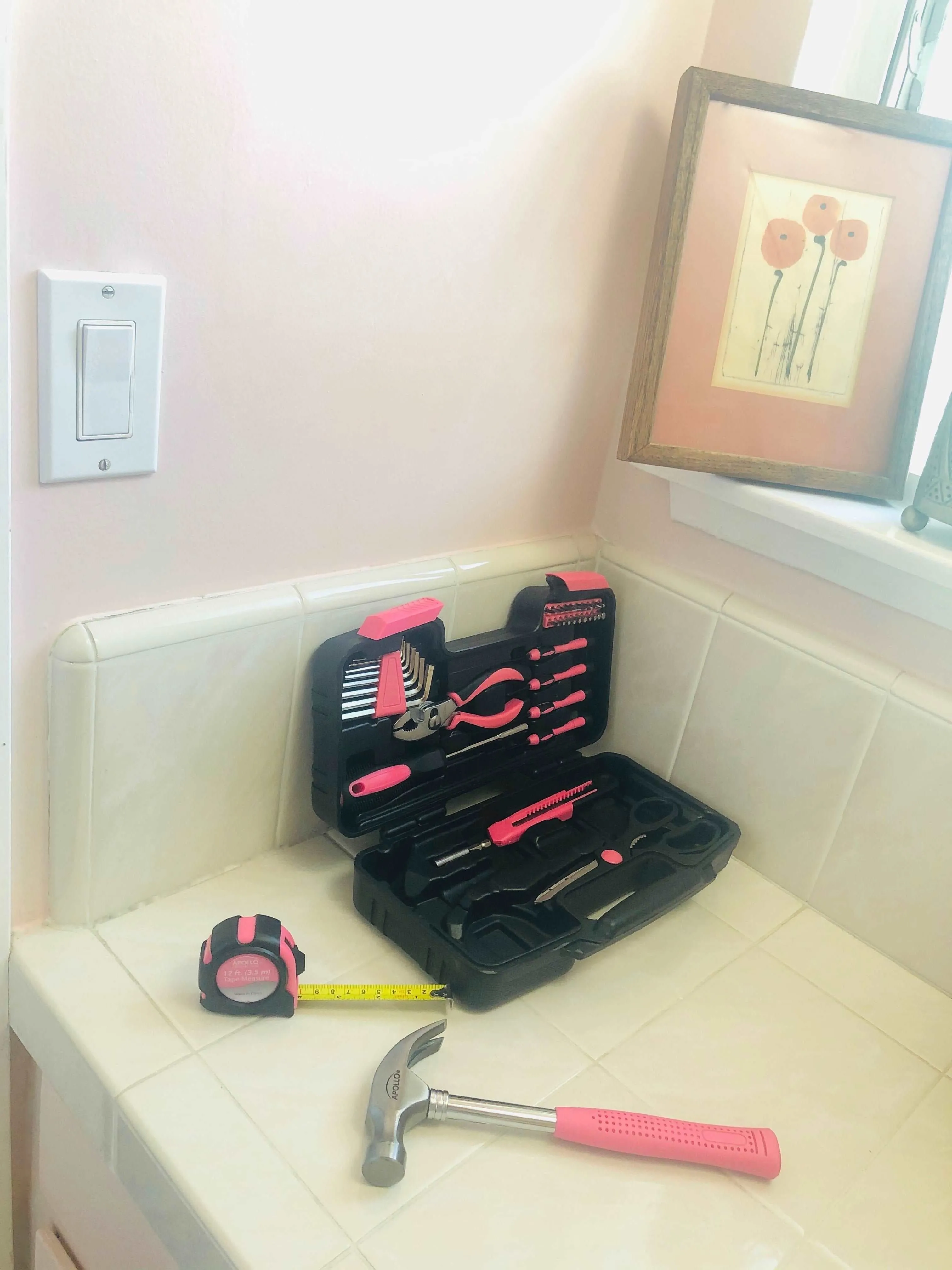 39 Piece General Tool Set Pink - DT9706P
