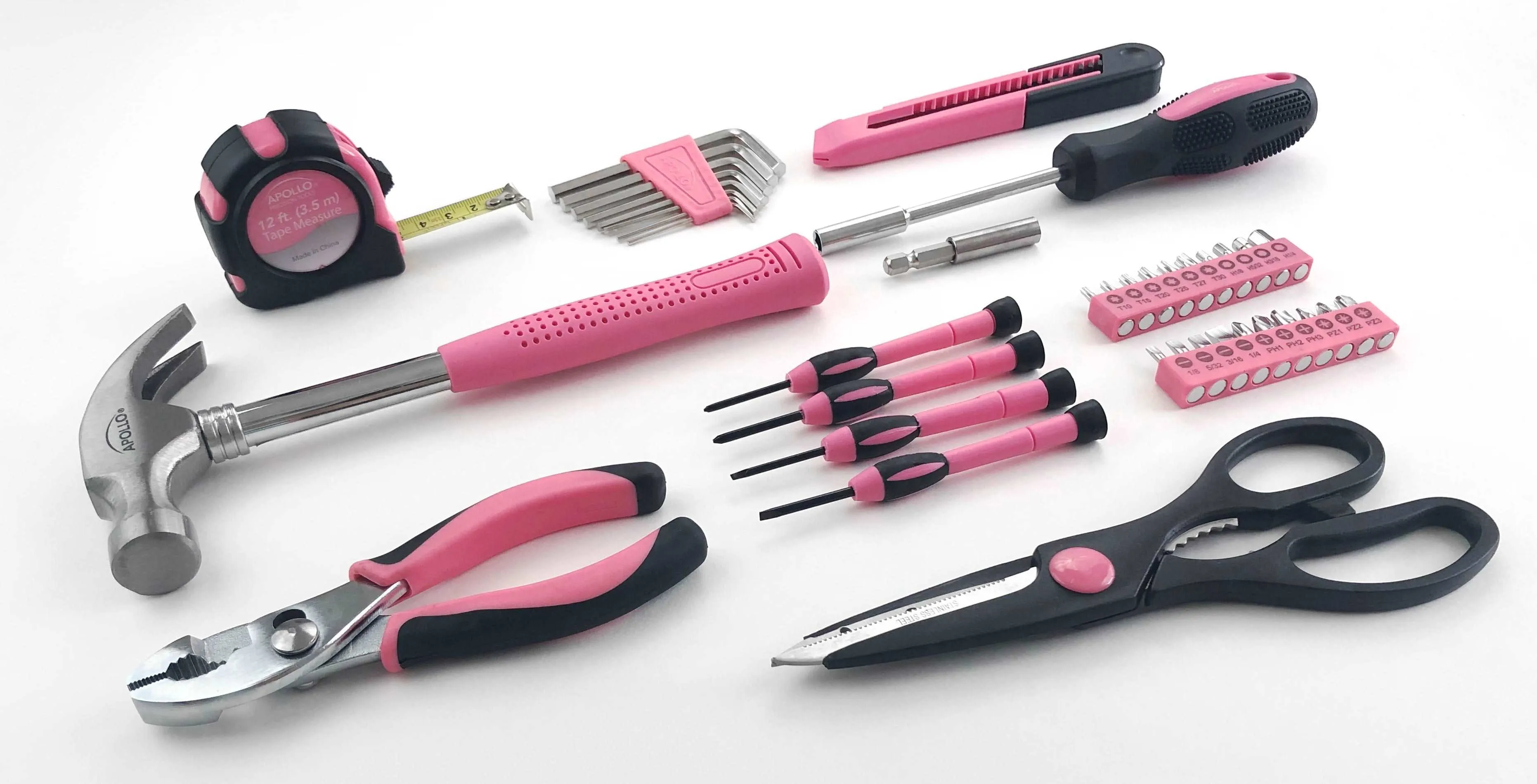 39 Piece General Tool Set Pink - DT9706P