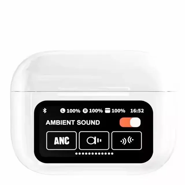Air Earbuds smart wireless ANC/ENC with Touch Display Smart Features