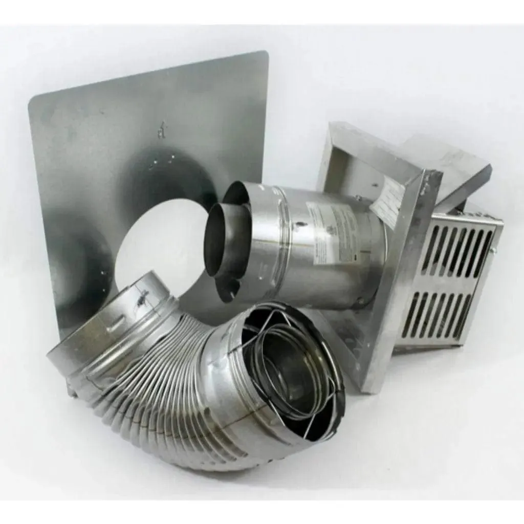 Astria Small Square Horizontal Termination Kit with 90 Degree Elbow SV4.5TK90SS