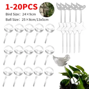 Automatic Plant Watering Bulbs Self Watering Ball/Bird Shape Water Device Drip Irrigation System for Home Garden Flower Plants