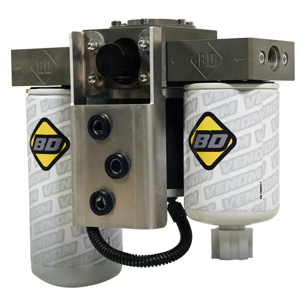 BD Diesel Venom Fuel Lift Pump GMC Sierra Duramax 6.6L (11-16) w/ Filter & Separator - 1050323