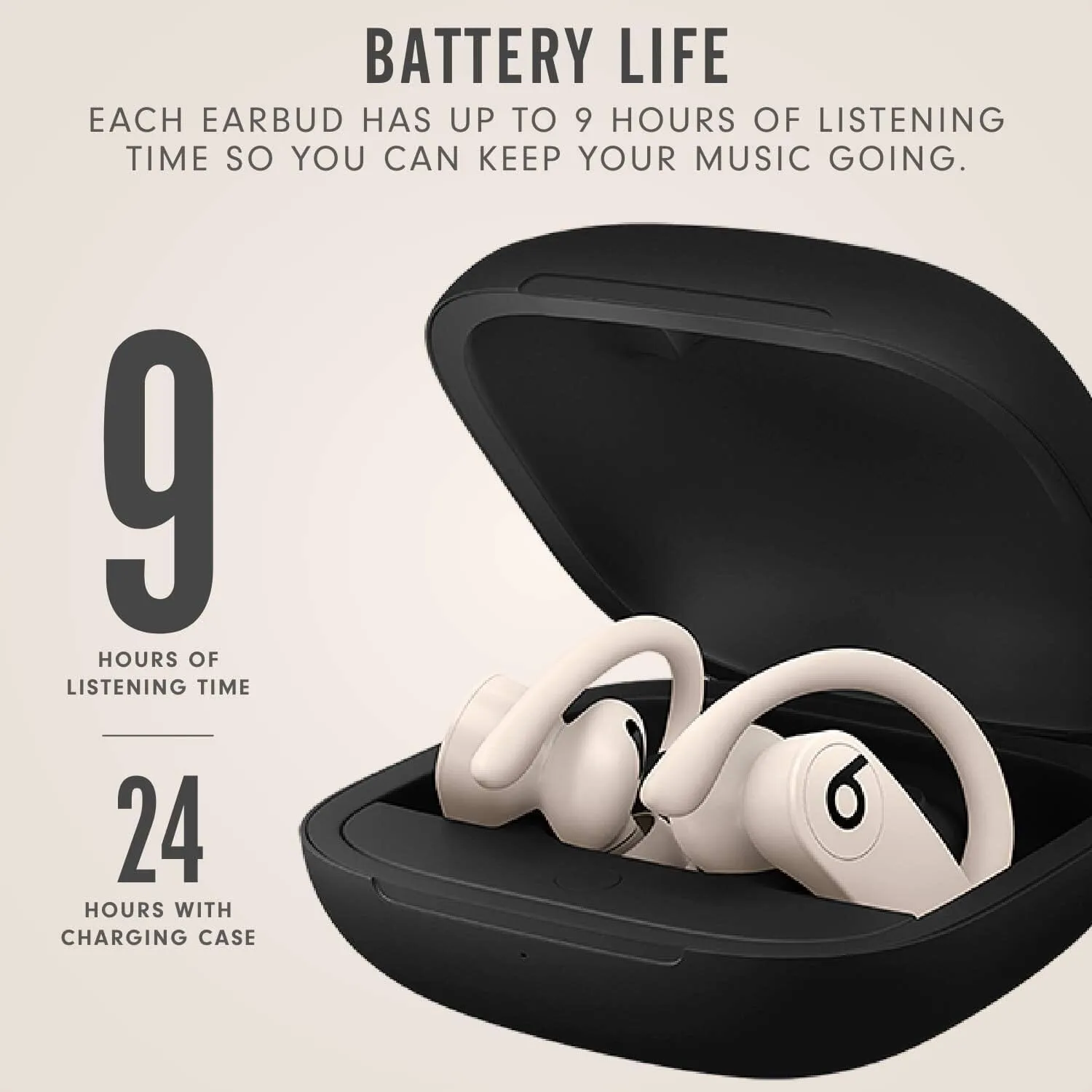 Beats Powerbeats Pro Wireless Earbuds - Ivory (Refurbished)
