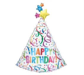 Birthday Bash Party Hat Balloon