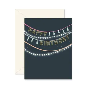 Birthday Streamers Greeting Card