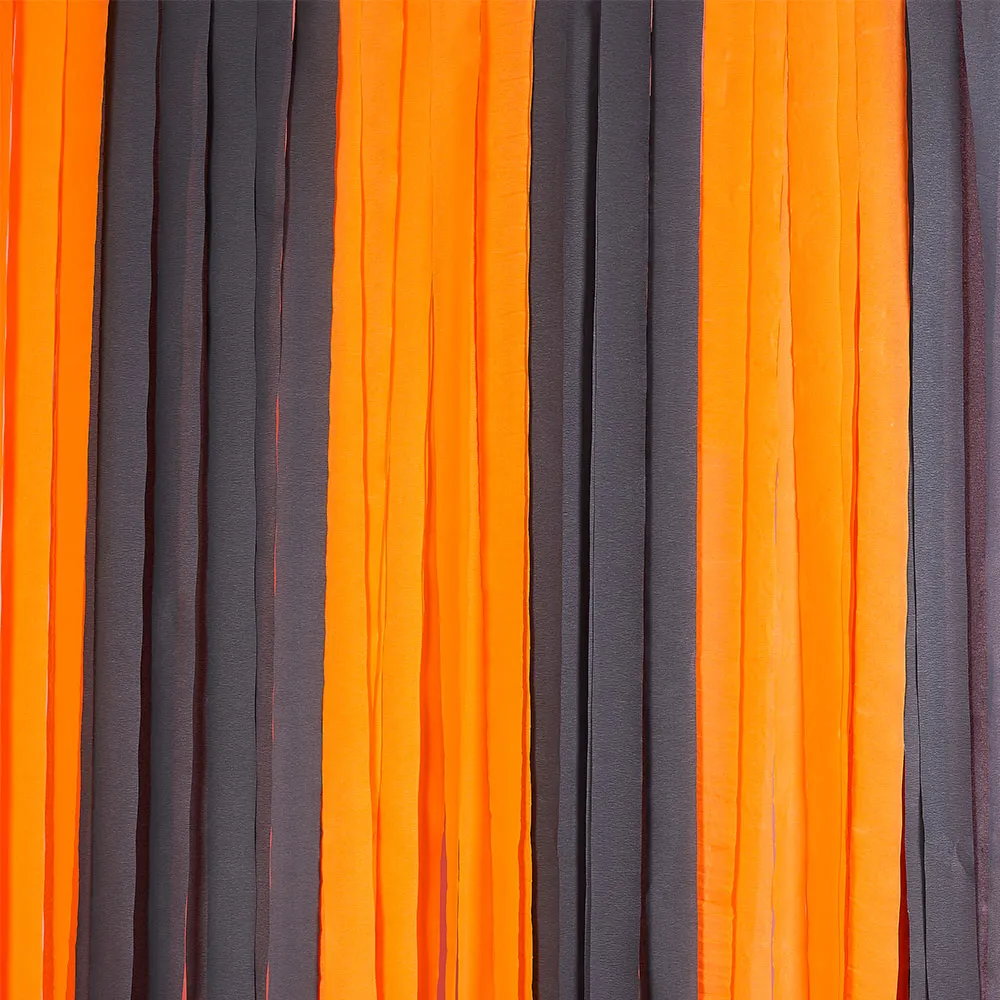 Black & Orange Streamers