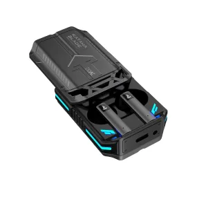 Boat Immortal Katana Blade in Ear TWS Gaming Earbuds with Metal Glider, RGB LEDs, 50ms  Gunmetal Black