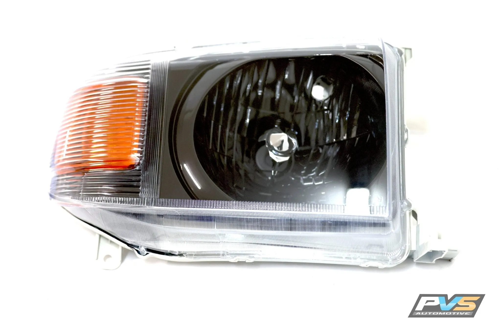 Chrome DIY Open Unsealed Headlight Housings to suit Toyota LandCruiser 70 (PAIR)