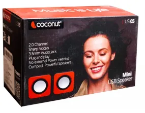 Coconut Aux Speaker 2.0 US05 (USB POWERED)