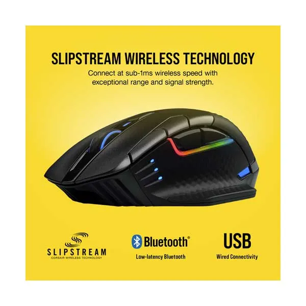 CORSAIR CH-9315411-NA Dark Core RGB Pro Wireless Gaming Mouse