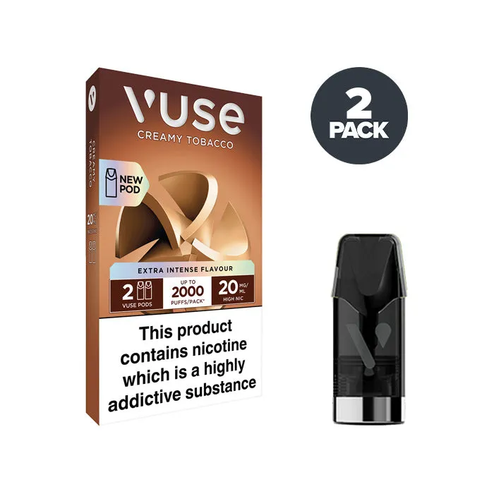 Creamy Tobacco Extra Intense Flavour Pods by Vuse