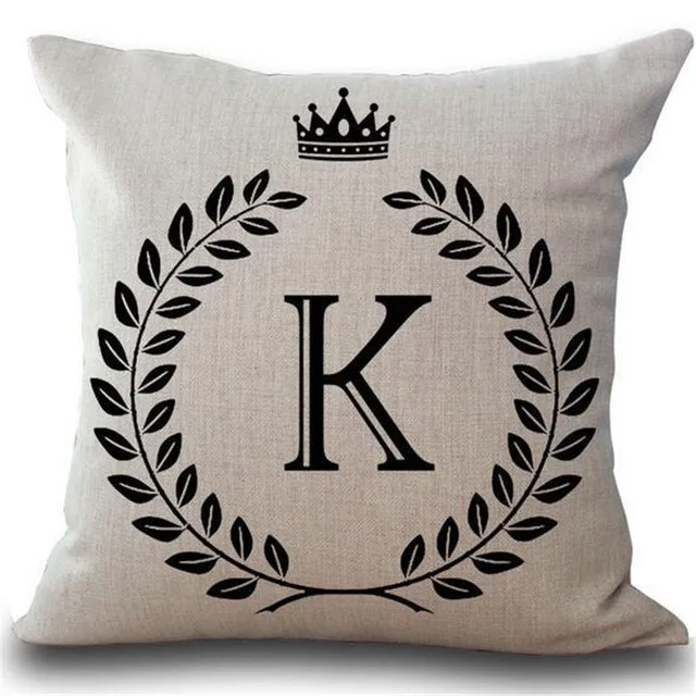 Crown Letter Pillow Cases