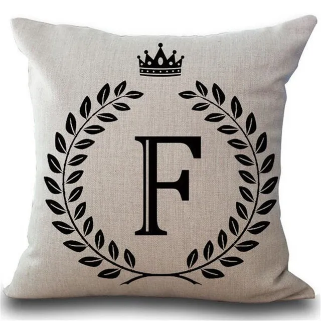 Crown Letter Pillow Cases