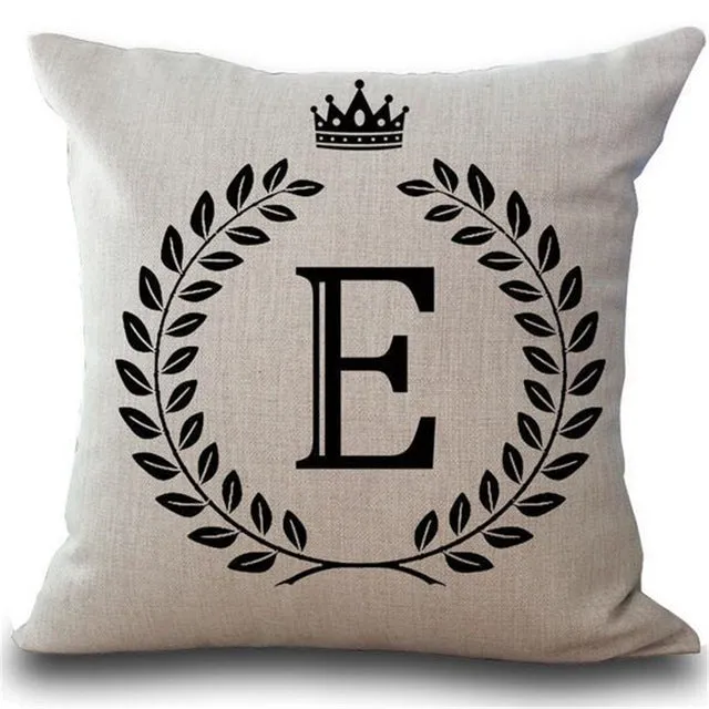 Crown Letter Pillow Cases