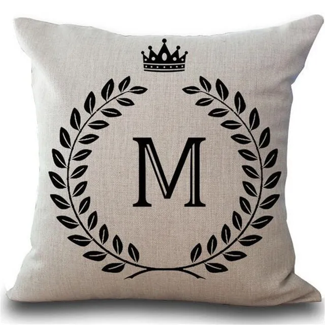 Crown Letter Pillow Cases