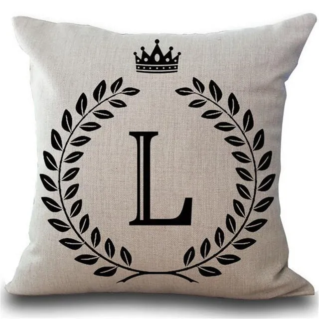 Crown Letter Pillow Cases