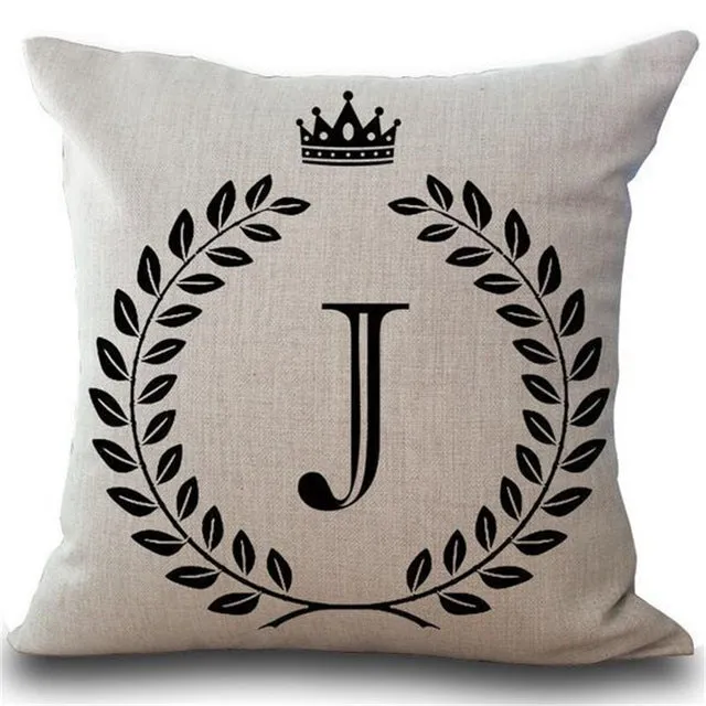 Crown Letter Pillow Cases