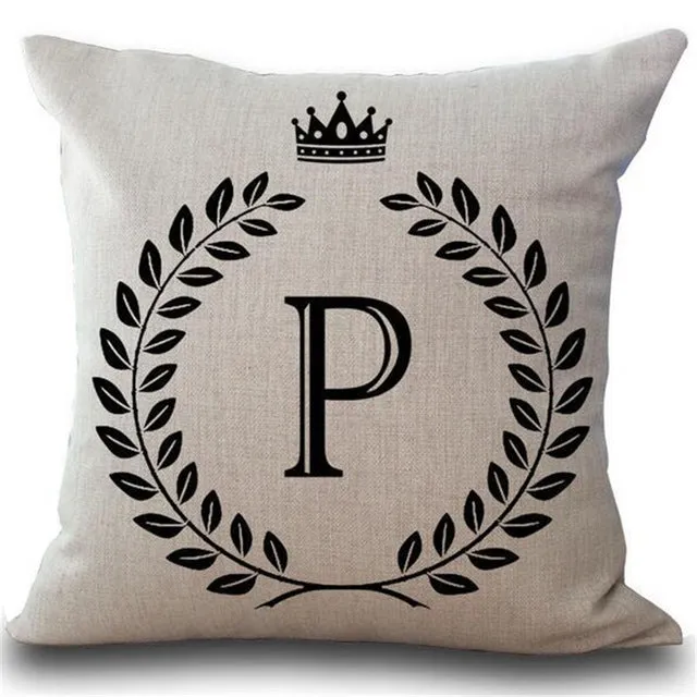 Crown Letter Pillow Cases