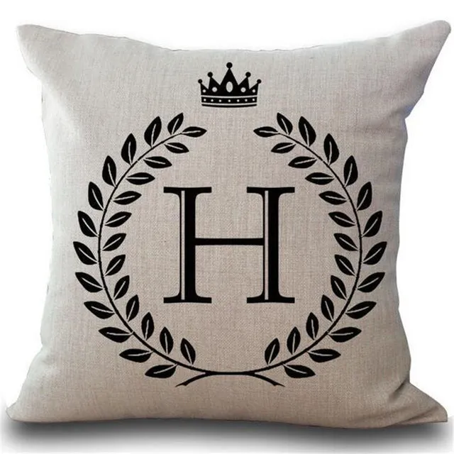 Crown Letter Pillow Cases
