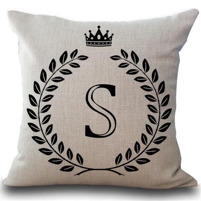 Crown Letter Pillow Cases