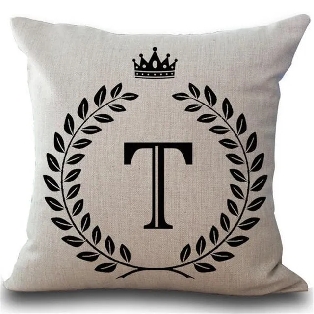 Crown Letter Pillow Cases