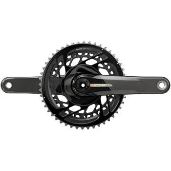 Force Bicycle Crankset - 170mm, 2x 12-Speed, 50/37t, Direct Mount, DUB Spindle Interface, Iridescent Gray, D2