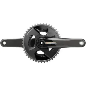 Force Wide Bicycle Crankset - 167.5mm, 2x 12-Speed, 43/30t, 94 BCD, DUB Spindle Interface, Iridescent Gray, D2