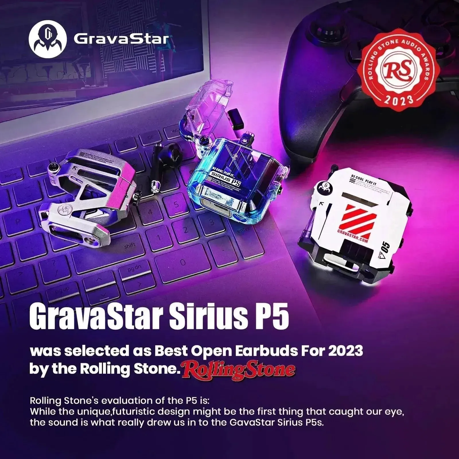 Gravastar Sirius P5 Pro Wireless Earphones
