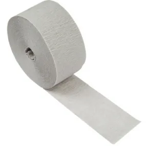Grey Crepe Paper Streamer