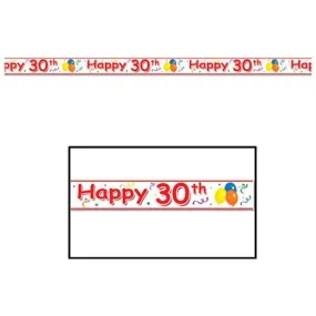 Happy "30th" Party Tape