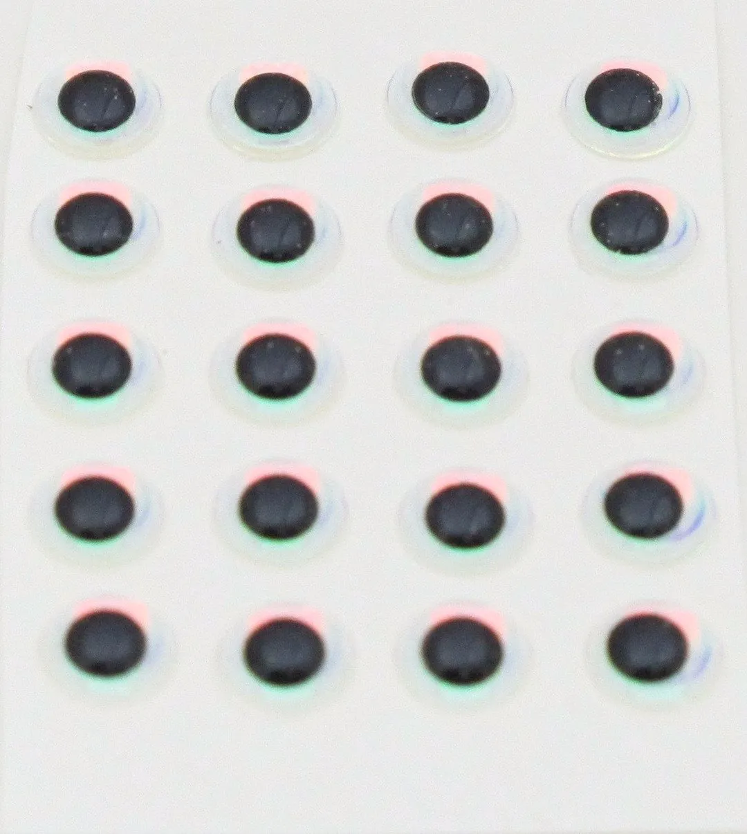 Hareline 3/16" 3D Holographic Eyes