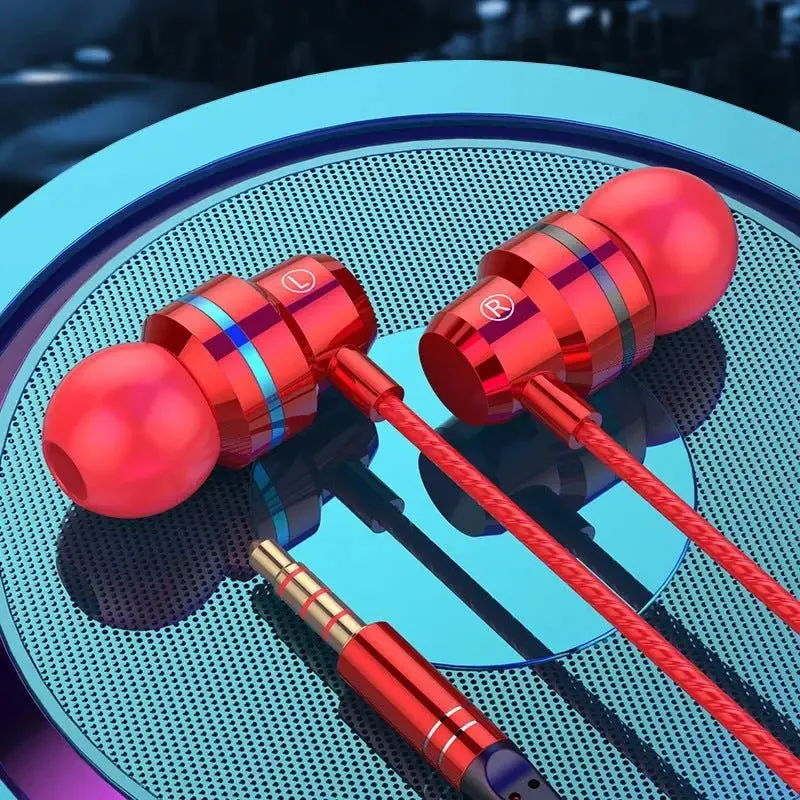 High-End Wired Earphones with 3.5mm Plug - Crystal Clear Sound