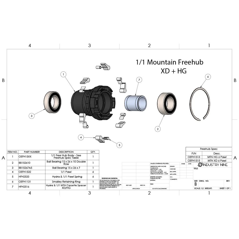 Industry Nine Hub Bearings