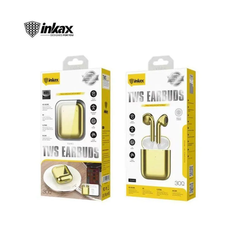 inkax Wireless Earbuds TWS - T02AG (Gold)