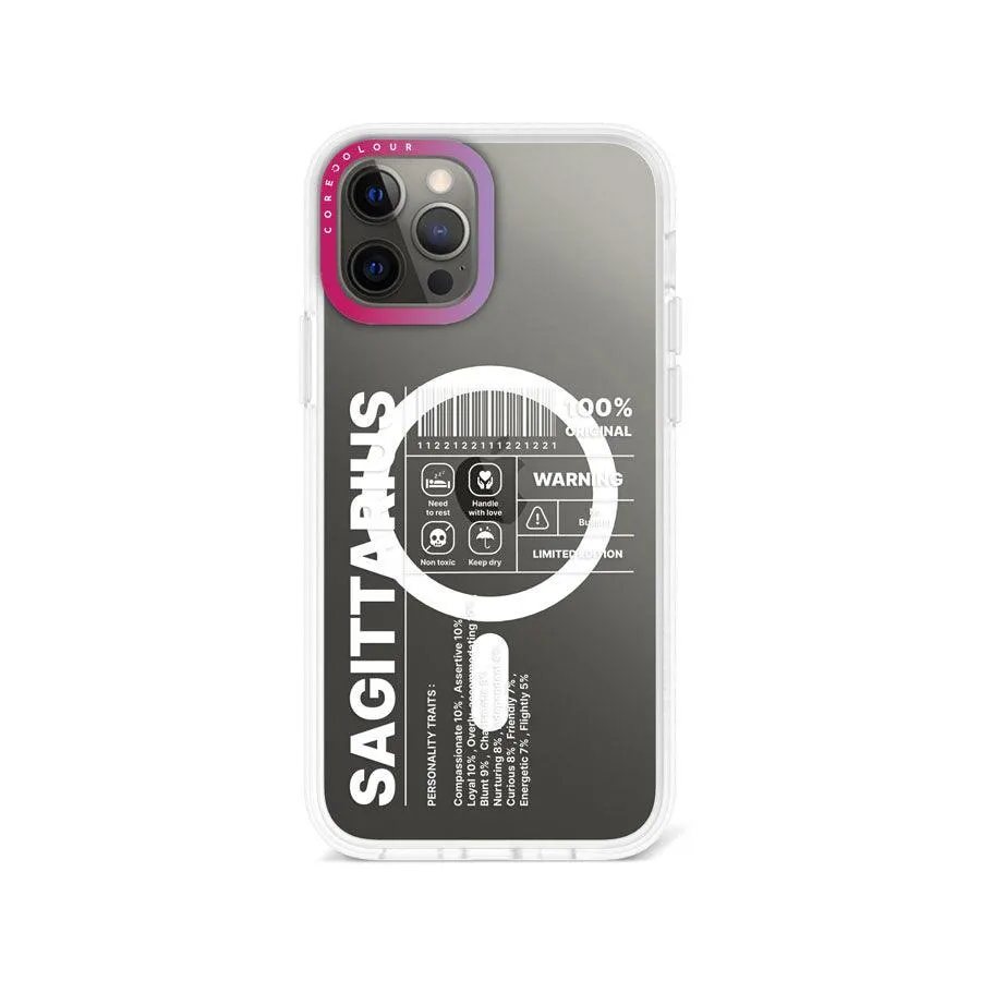 iPhone 12 Pro Warning Sagittarius Phone Case MagSafe Compatible