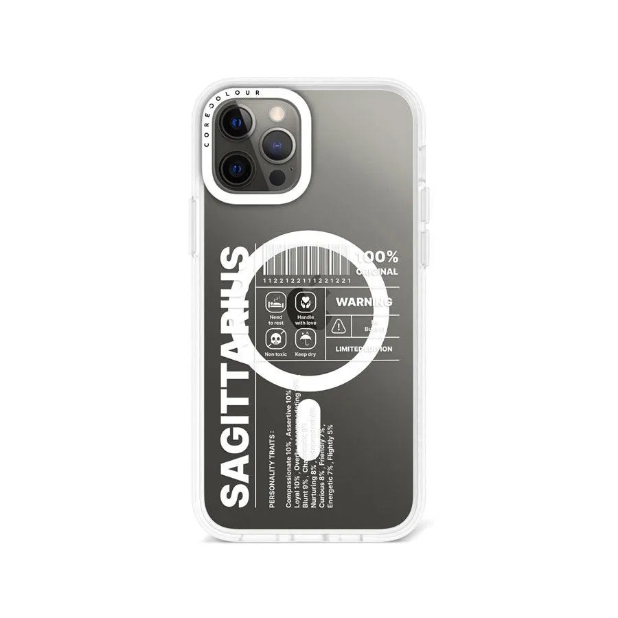 iPhone 12 Pro Warning Sagittarius Phone Case MagSafe Compatible