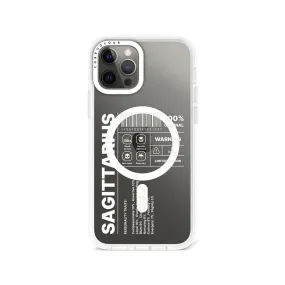 iPhone 12 Pro Warning Sagittarius Phone Case MagSafe Compatible