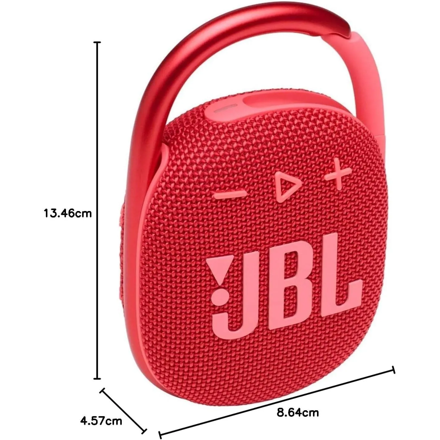 JBL Clip 4 Compact, Rugged, and Powerful Sound Portable Bluetooth Speaker - Red