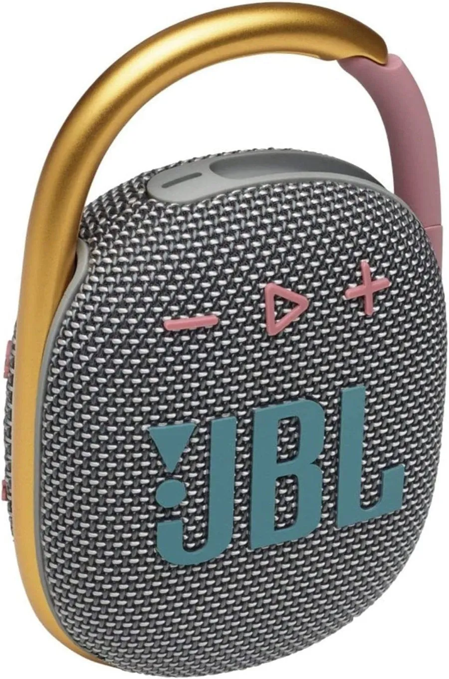 JBL Clip 4: Portable Speaker with Bluetooth, Built-in Battery, Waterproof and Dustproof Feature  - Gray