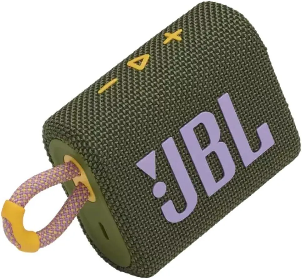 JBL Harman Go 3 Wireless Bluetooth Speaker Green - JBLGO3GRN