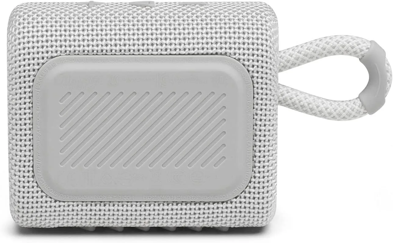 JBL Harman Go 3 Wireless Bluetooth Speaker White - JBLGO3WHT