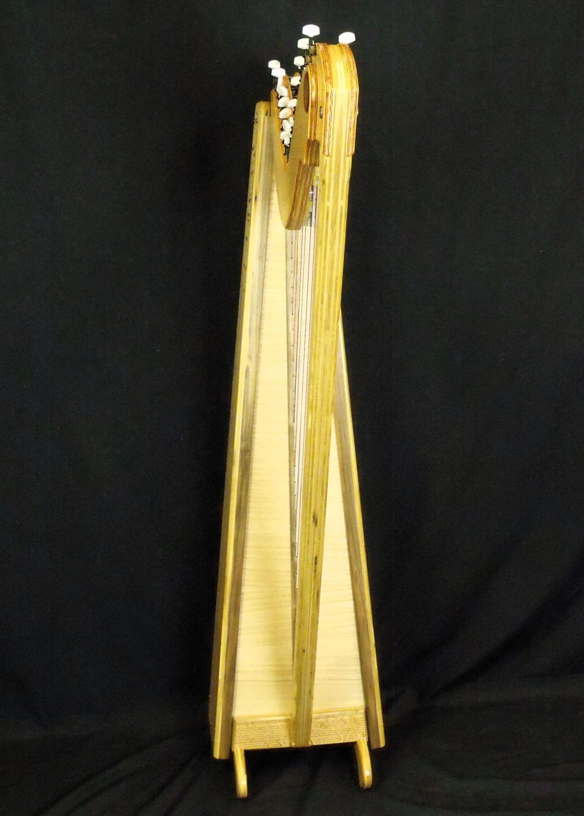 Kit - ParaHarp 34LS Lever Harp Kit with WOOD, Coming Thursday, January 2, 2025!