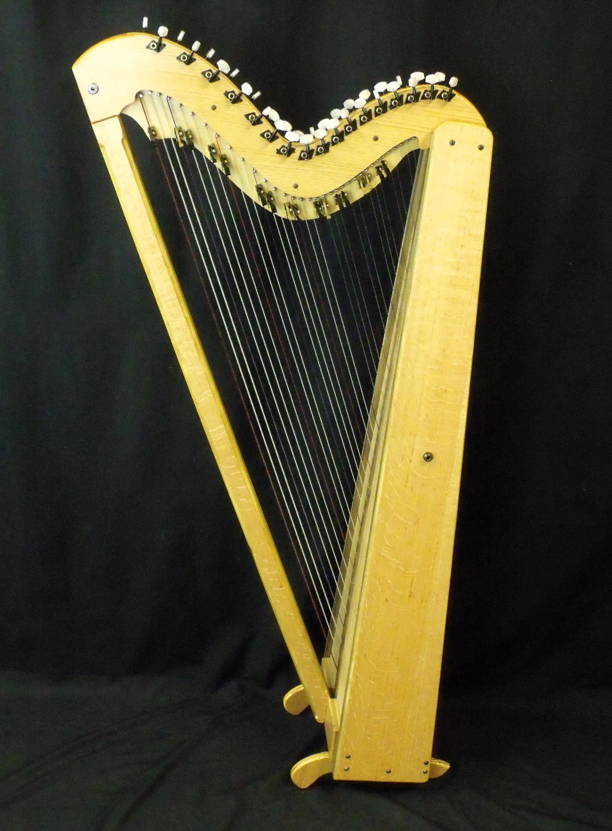 Kit - ParaHarp 34LS Lever Harp Kit with WOOD, Coming Thursday, January 2, 2025!