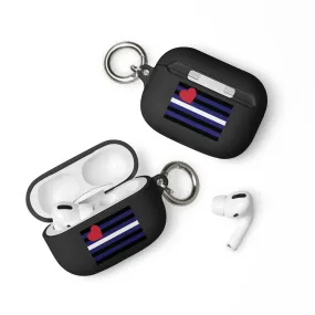 Leather Pride Flag Rubber Case for Apple AirPods