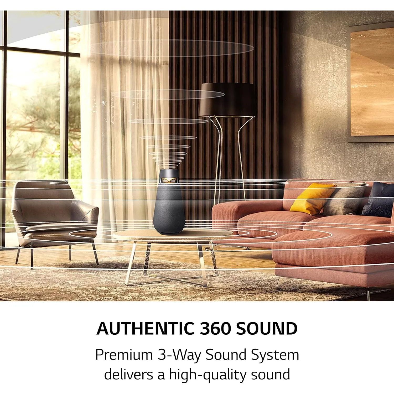 LG X03QBK Xboom 360 Portable Speaker