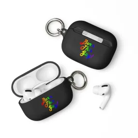 LGBTQ Pride Rubber Case for Apple AirPods - Born This Gay