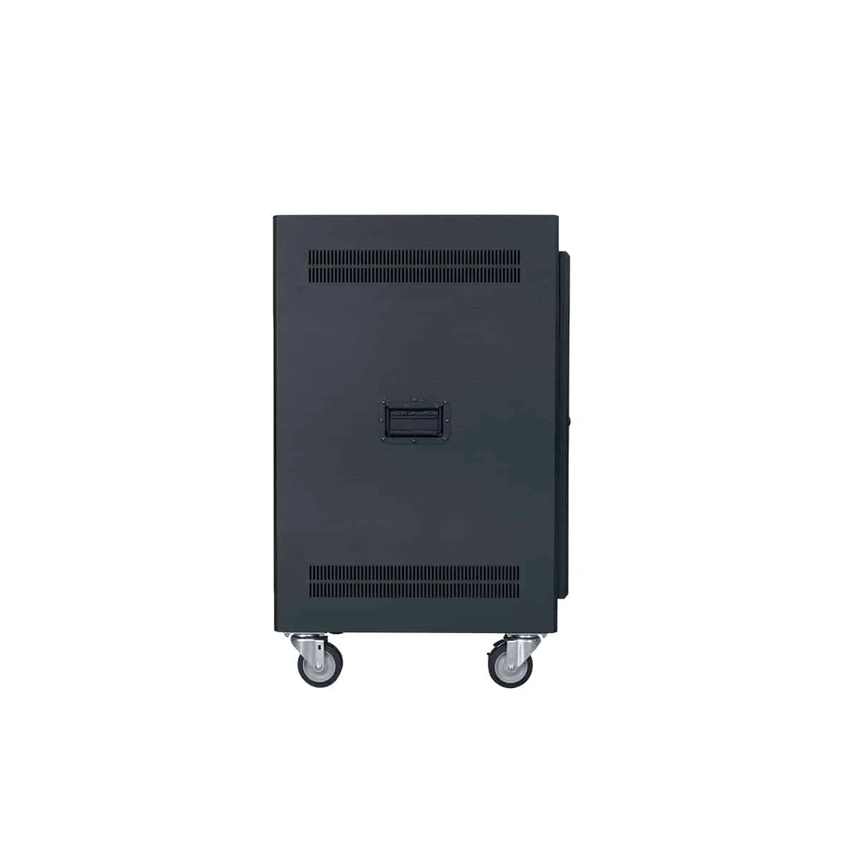 Lowell Mfg Equipment Rack-Portable-21U, 22in Deep, With Fully Vented Door