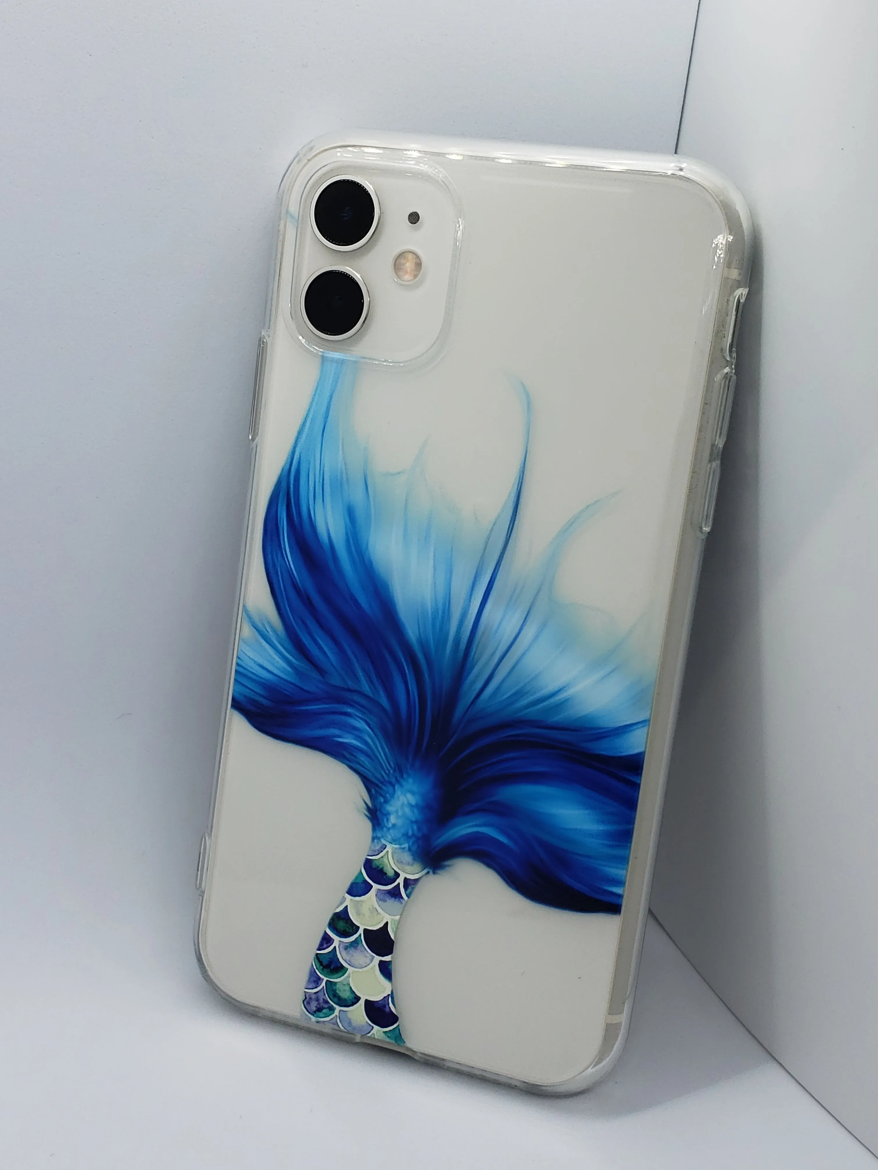 Mermaid Tail Transparent Clear iPhone Case